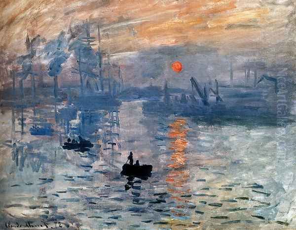 Impression Sunrise Oil Painting by Claude Oscar Monet