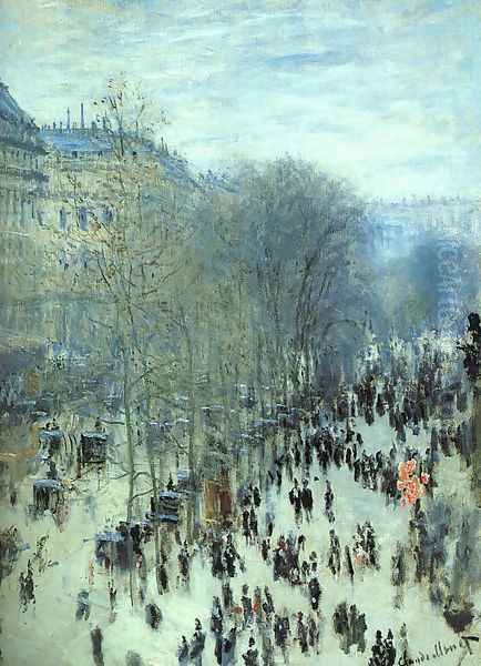 Boulevard Des Capucines Oil Painting by Claude Oscar Monet