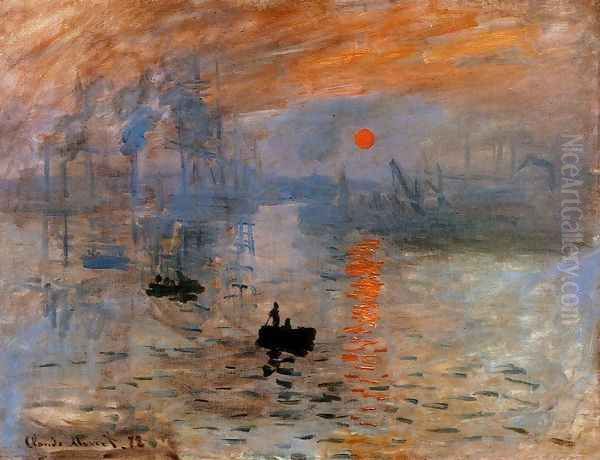 Impression, Sunrise 2 Oil Painting by Claude Oscar Monet