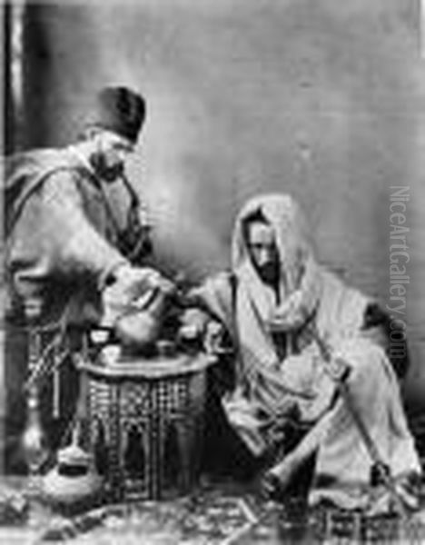 Arab Costume Oil Painting by Roger Fenton