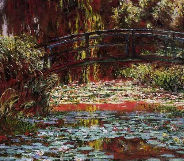 The Bridge Over The Water Lily Pond2 Oil Painting by Claude Oscar Monet