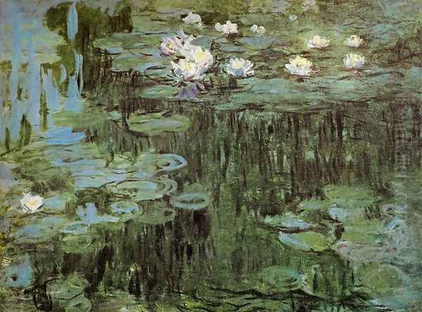 Water Lilies I Oil Painting by Claude Oscar Monet