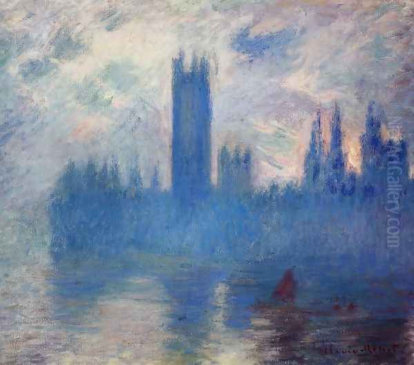 Houses of Parliament, Westminster Oil Painting by Claude Oscar Monet