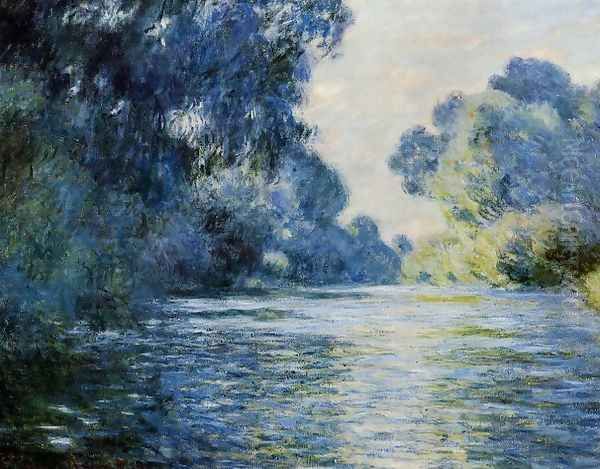 Arm Of The Seine At Giverny Oil Painting by Claude Oscar Monet