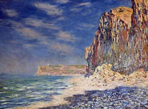 Cliff Near Fecamp Oil Painting by Claude Oscar Monet