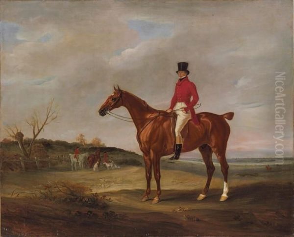 Colonel Standen Oil Painting by John Snr Ferneley