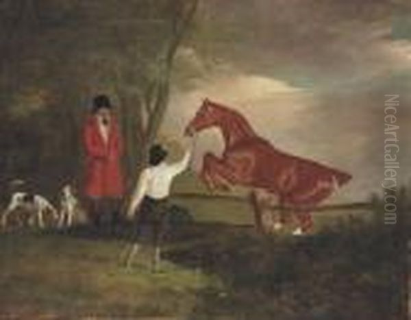 Dick Christian Schooling The Hon Oil Painting by John Snr Ferneley