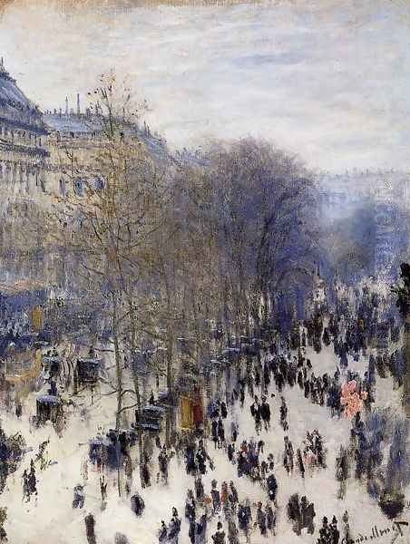 Boulevard des Capucines 3 Oil Painting by Claude Oscar Monet