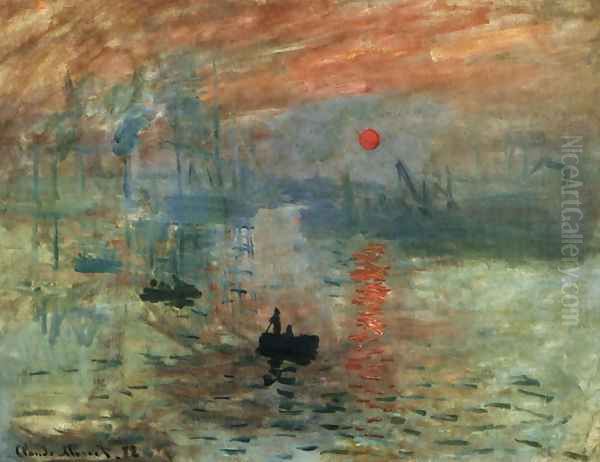 Impression, Sunrise Oil Painting by Claude Oscar Monet