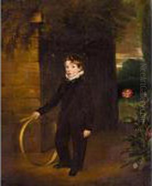 Portrait Of A Gentleman, Said To Be John Manners Oil Painting by John Snr Ferneley