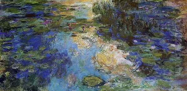 The Water-Lily Pond X Oil Painting by Claude Oscar Monet