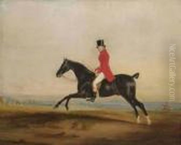 James Smith Barry Out Hunting Oil Painting by John Snr Ferneley