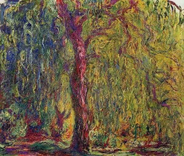 Weeping Willow V Oil Painting by Claude Oscar Monet