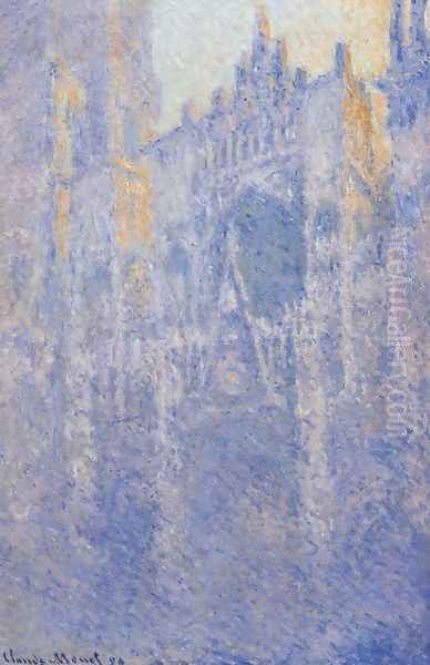 Rouen Cathedral, the Portal, Morning Fog Oil Painting by Claude Oscar Monet