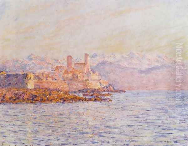 Antibes Oil Painting by Claude Oscar Monet