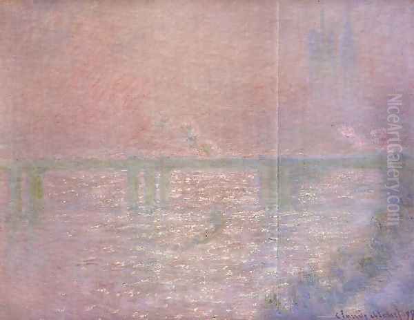 Charing Cross Bridge9 Oil Painting by Claude Oscar Monet