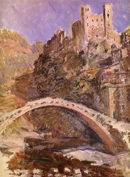 The Castle At Dolceacqua Oil Painting by Claude Oscar Monet