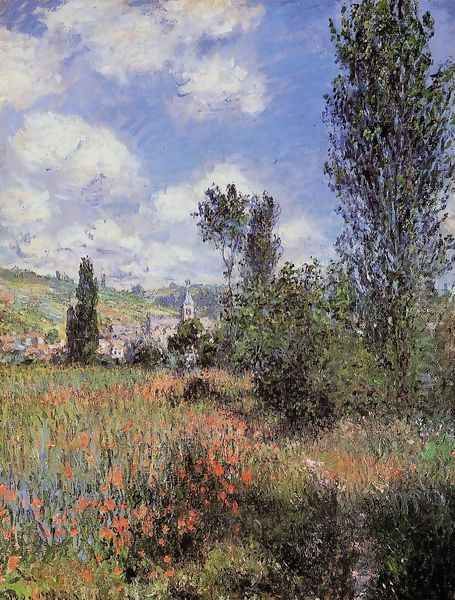 Lane In The Poppy Fields Ile Saint Martin Oil Painting by Claude Oscar Monet