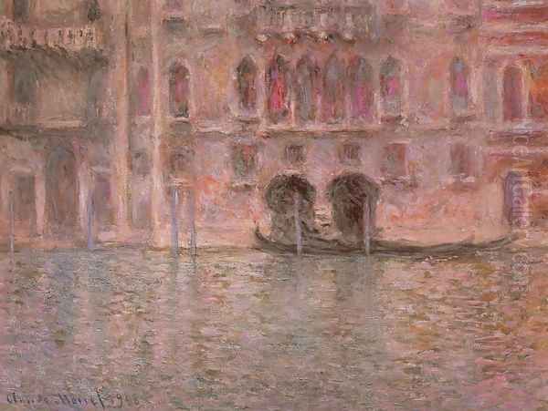 Venice, Palazzo da Mula Oil Painting by Claude Oscar Monet