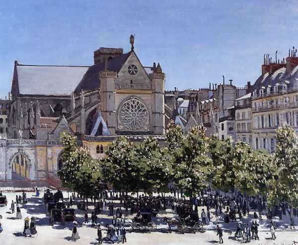 Saint Germain L Auxerrois Oil Painting by Claude Oscar Monet