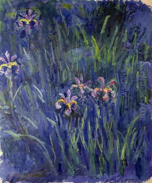 Irises3 Oil Painting by Claude Oscar Monet