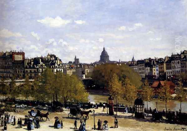 The Quai Du Louvre, Paris Oil Painting by Claude Oscar Monet