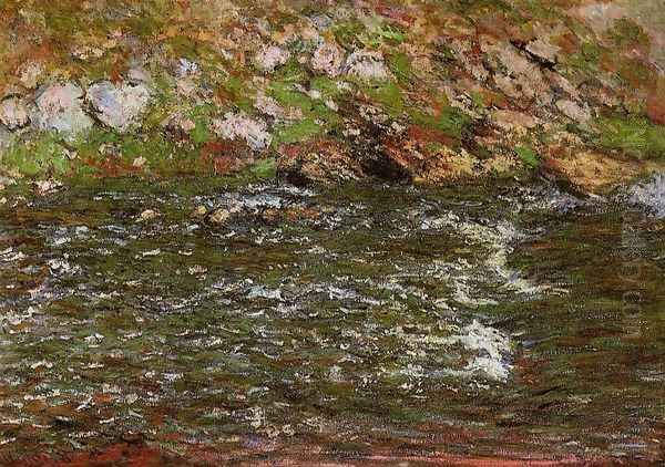 Torrent Of The Petite Creuse At Freeselines Oil Painting by Claude Oscar Monet