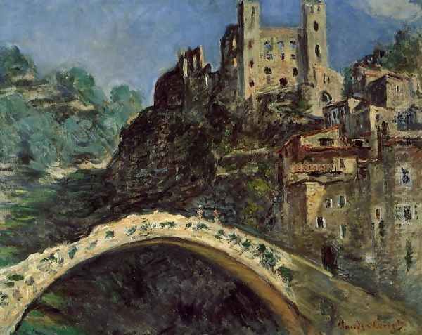 Dolceacqua Oil Painting by Claude Oscar Monet