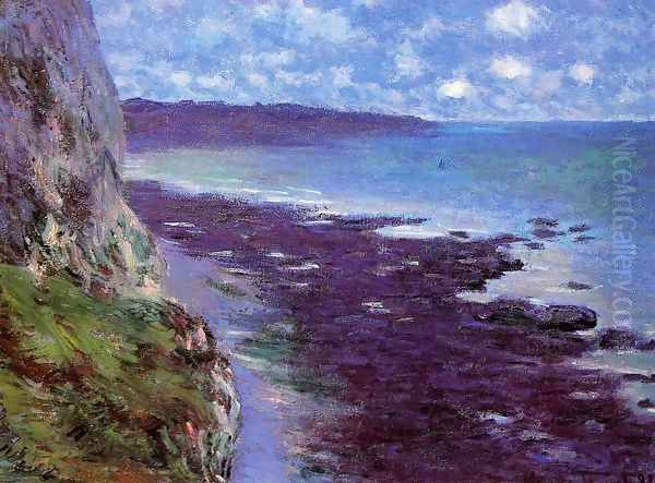 Cliff Near Dieppe Oil Painting by Claude Oscar Monet