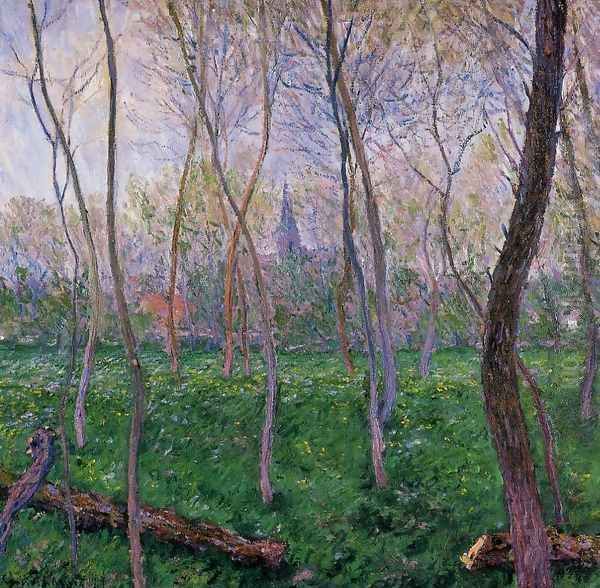 Bennecourt2 Oil Painting by Claude Oscar Monet