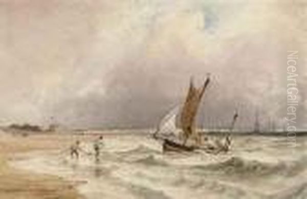 Walmer Castle, Near Deal, Kent Oil Painting by Anthony Vandyke Copley Fielding