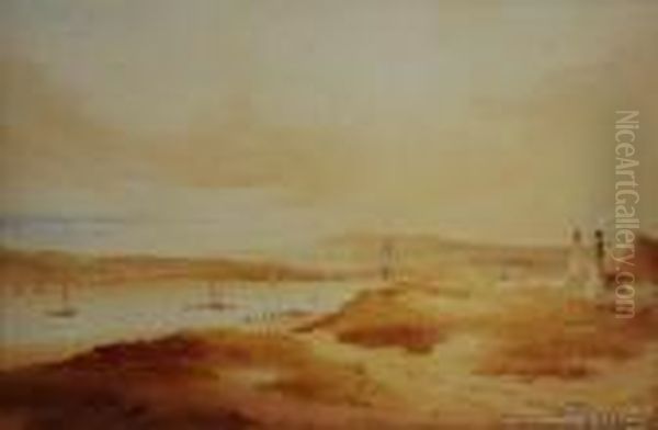 View Of Exmouth November 4 Oil Painting by Anthony Vandyke Copley Fielding