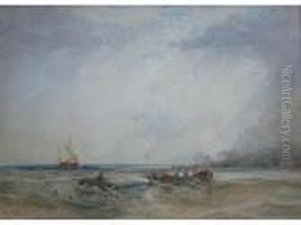 Loch Fyne Oil Painting by Anthony Vandyke Copley Fielding