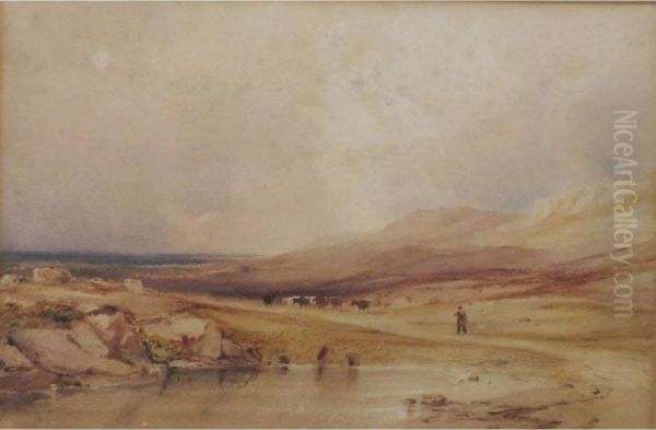 Near Dolgelly Oil Painting by Anthony Vandyke Copley Fielding