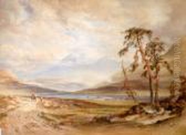 Ben More From The Head Of The Glen Above Dalmally Oil Painting by Anthony Vandyke Copley Fielding