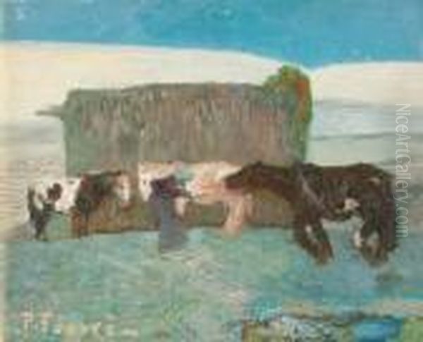 Escena De Campo Oil Painting by Pedro Figari