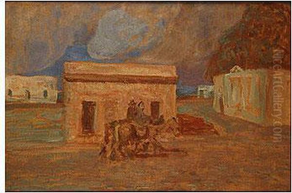 De Paso Oil Painting by Pedro Figari