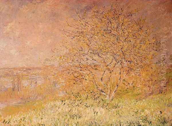 Spring Oil Painting by Claude Oscar Monet