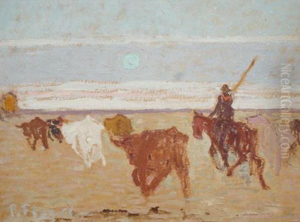 Al Yugo Oil Painting by Pedro Figari