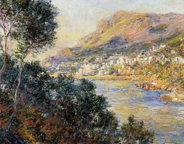 Monte Carlo Seen From Roquebrune Oil Painting by Claude Oscar Monet