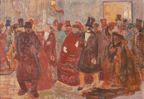 Dia Patrio Oil Painting by Pedro Figari