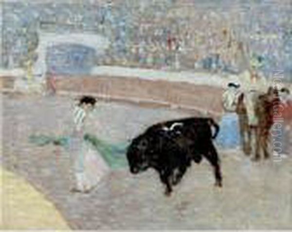 Corrida De Toros, Carrasco Oil Painting by Pedro Figari