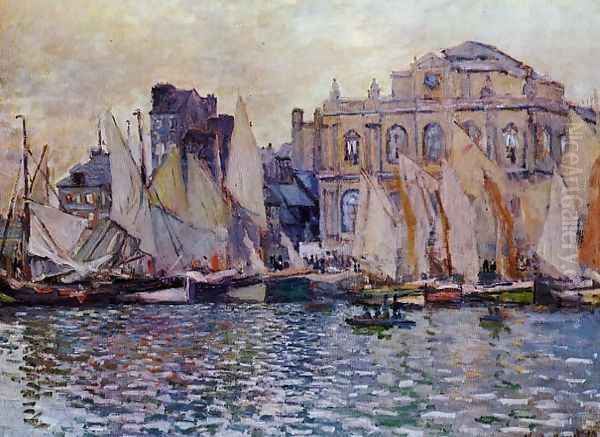 Le Havre Museum Oil Painting by Claude Oscar Monet