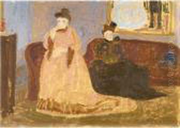 Proposicion Oil Painting by Pedro Figari