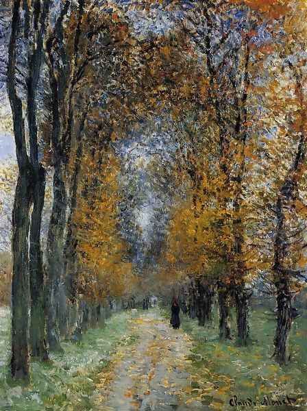 The Avenue Oil Painting by Claude Oscar Monet