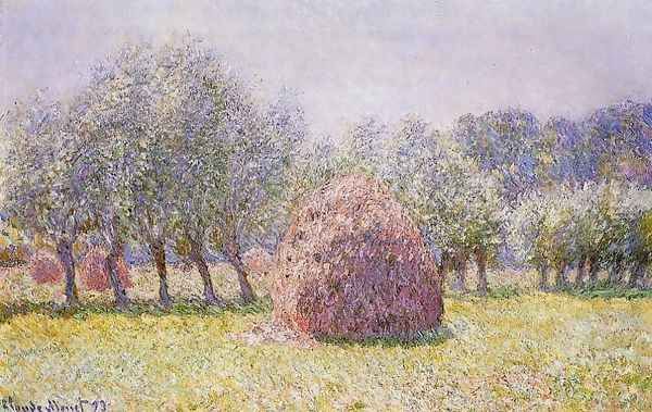 Haystack Oil Painting by Claude Oscar Monet