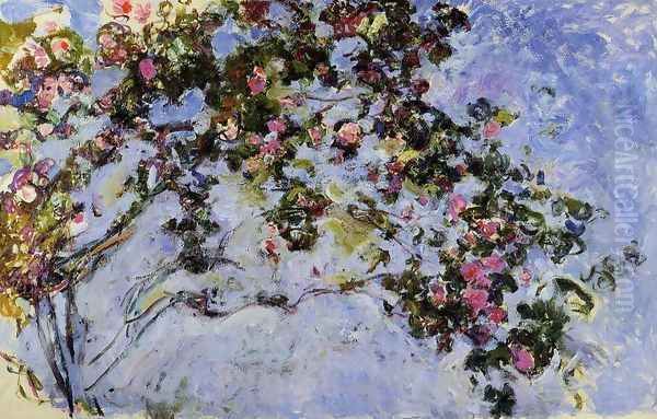 The Rose Bush Oil Painting by Claude Oscar Monet