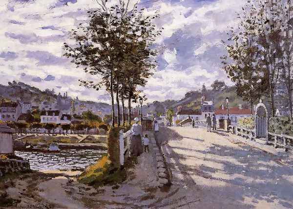 The Bridge At Bougival Oil Painting by Claude Oscar Monet