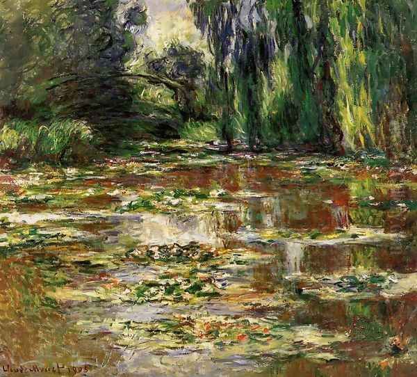 The Bridge Over The Water Lily Pond Oil Painting by Claude Oscar Monet