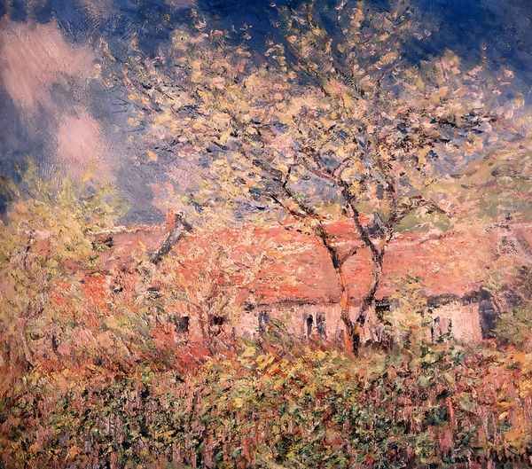 Springtime At Giverny Oil Painting by Claude Oscar Monet